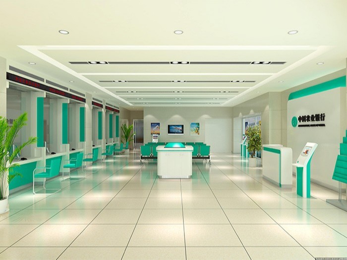 中國農業(yè)銀行前臺亞克力展示架定制案例