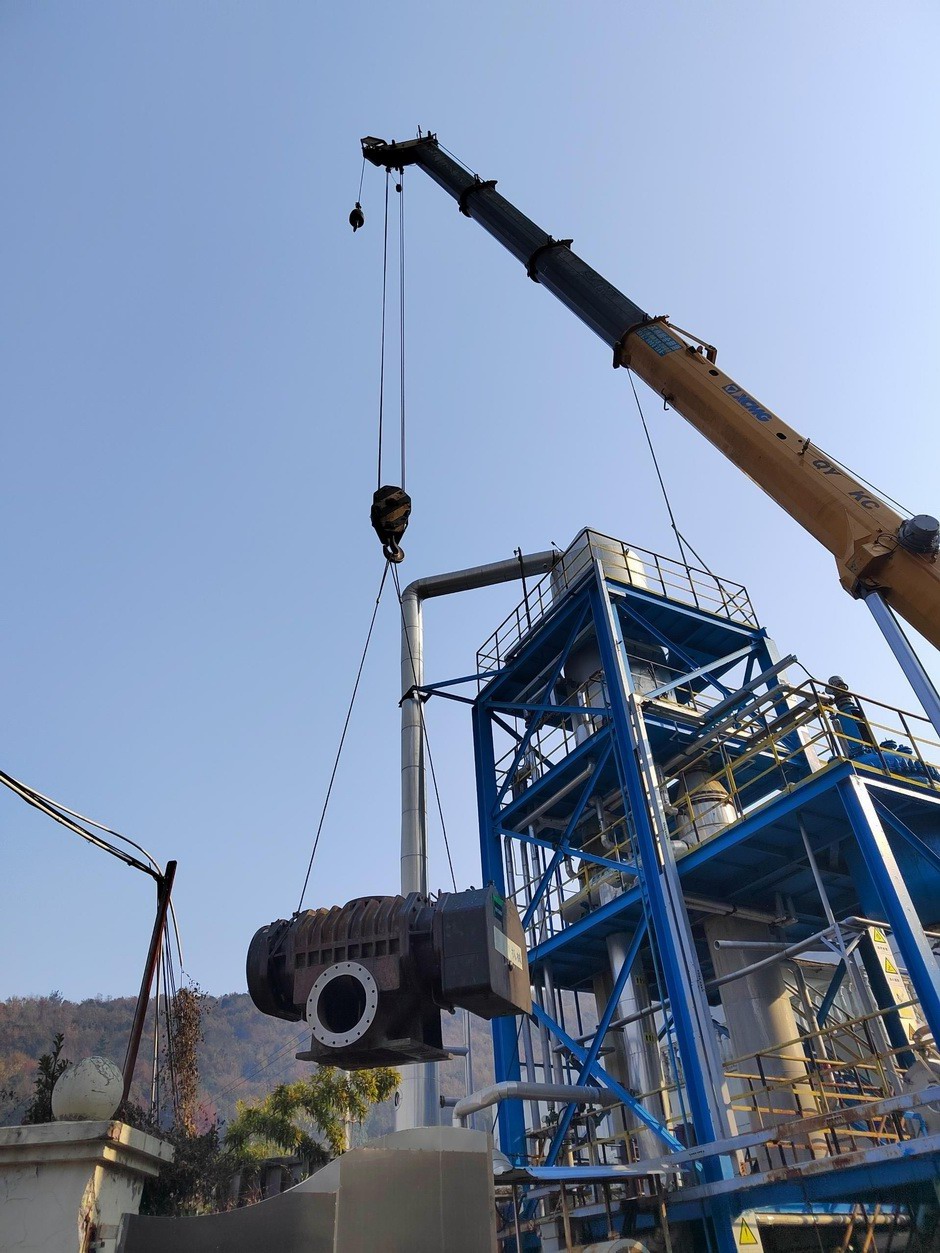 蘇州某環(huán)保公司 MVR羅茨蒸汽壓縮機維修案例